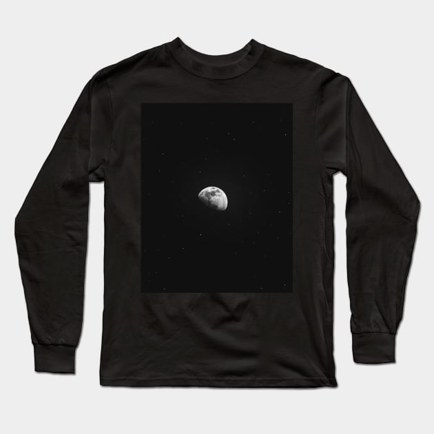 Moon Long Sleeve T-Shirt by Aniket Patel